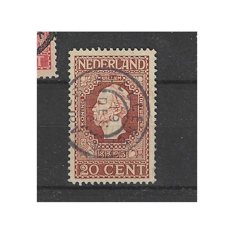Netherlands 95 Jubilee "STELLENDAM 1913" large round cancel VFU/used