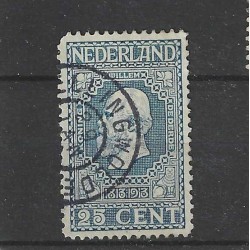 Netherlands 96 Jubilee "BELLINGWOLDE 191?" large round cancel VFU/used