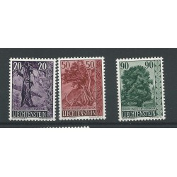 Liechtenstein  377-379 Bäume  MNH/postfris CV 23 €