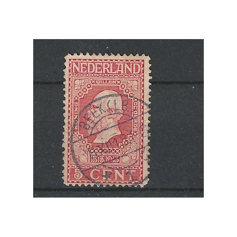 Netherlands 92 Jubilee "BEEK (LB) 1913" long-bar cancel VFU/used