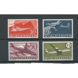 Liechtenstein  391-394 Flugpost   MNH/postfris CV 27 €