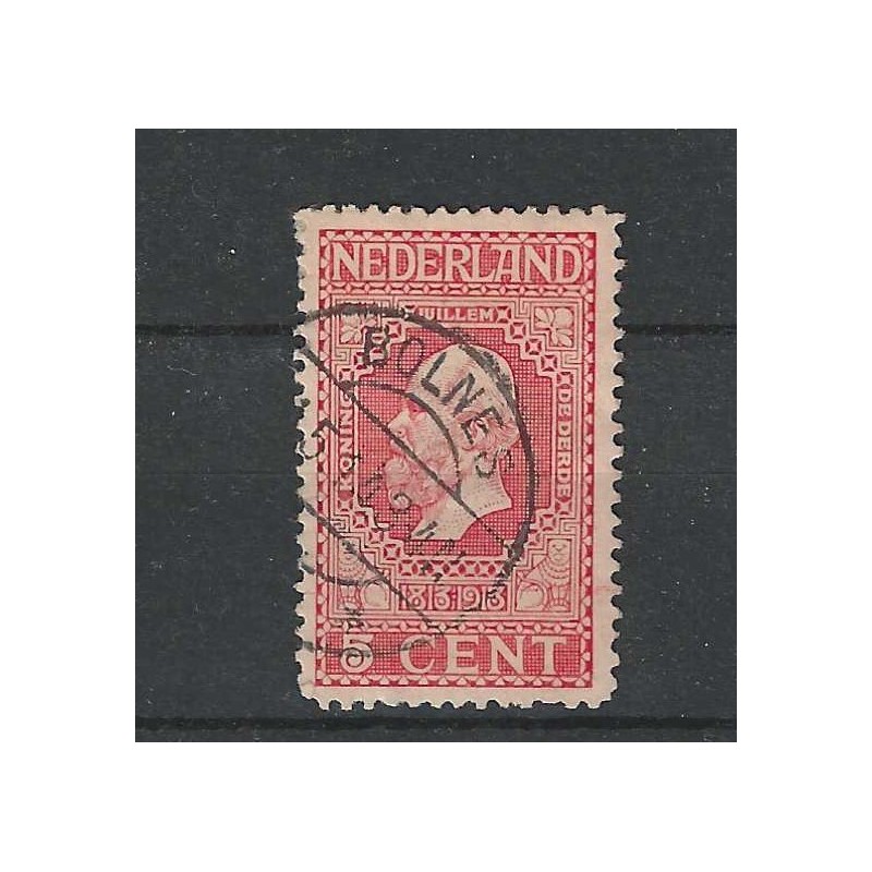Netherlands 92 Jubilee "BOLNES 1914" long-bar cancel VFU/used