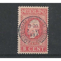 Nederland 92 Jubileum "LAAT GEBRUIKT" 1937 VFU/gebruikt