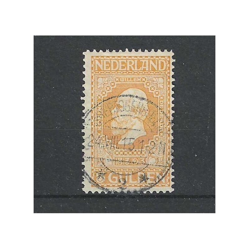 Netherlands 100 Jubilee "sHERTOGENBOSCH-2 1915" long-bar cancel VFU/used