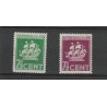 Suriname 195-196 Scheepje indische druk MNH/postfris CV 30 €