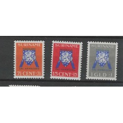Suriname 197-199 Vrijheidszegels MNH/postfris CV 45 €