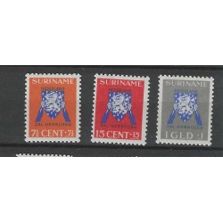 Suriname 197-199 Vrijheidszegels MNH CV 45 €