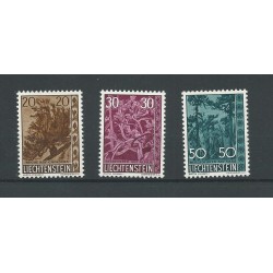 Liechtenstein  399-401 Bäume  MNH/postfris CV 40 €