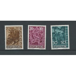 Liechtenstein  399-401 Bäume  MNH CV 40 €