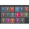 Suriname 257-273 Wilhelmina MNH CV 32 €