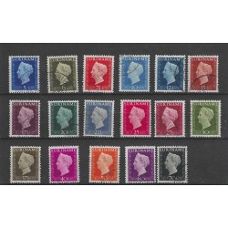 Suriname 257-273 Wilhelmina VFU/used CV 11 €