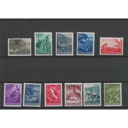 Suriname 297-307 Inheemse Voorstellingen MNH/postfris CV 13,5 €