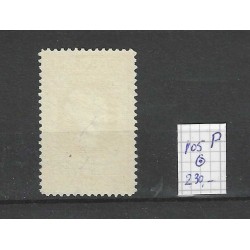 Netherlands  105P  Opruimingsuitgifte with plate flaw VFU/used CV 230 €