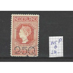 Netherlands  105P  Opruimingsuitgifte with plate flaw VFU/used CV 230 €