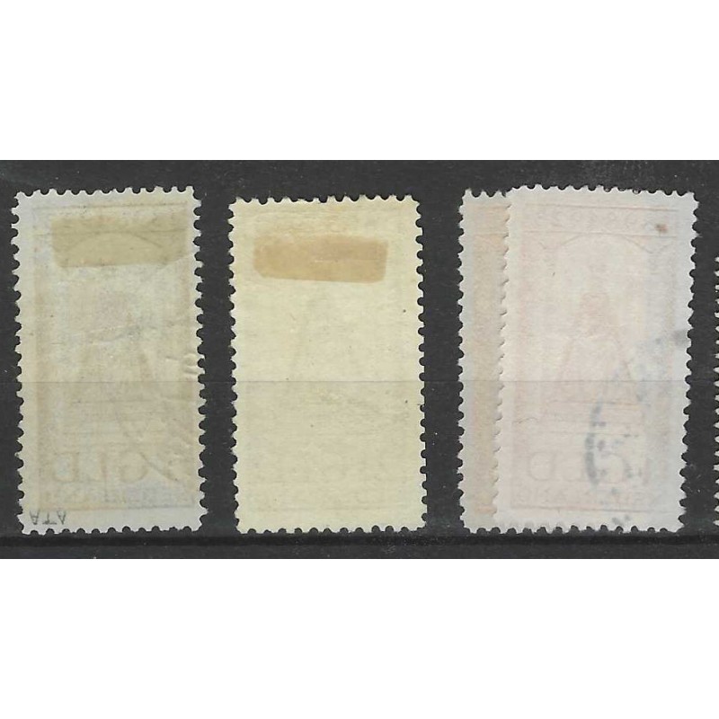 Nederland  121-131 Wilhelmina 1923 VFU/gebr CV 515 €