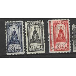Netherlands  121-131 Wilhelmina 1923 VFU/used CV 515 €