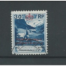 Liechtenstein 4A OFFICIAL "Landschaften"  VFU/used   CV 80 €