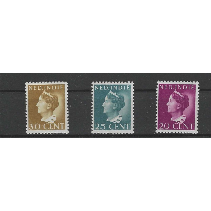 Suriname 285-294 Wilhelmina MNH/postfris CV 55 €