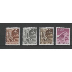 Dutch East Indies/Indonesie 375/388  Gebouwen MNH  CV 316 €