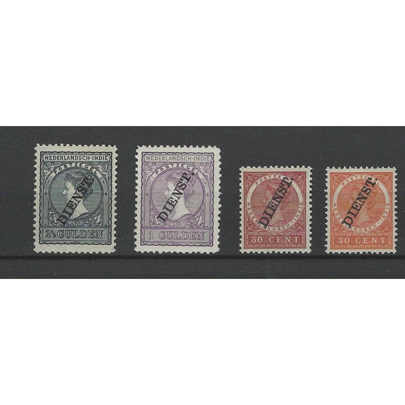 Ned. Indie D8/27 DIENST serie MNH/postfris  CV 625 €