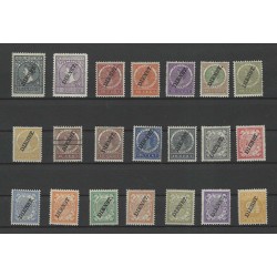 Ned. Indie D8/27 DIENST serie MNH/postfris  CV 625 €