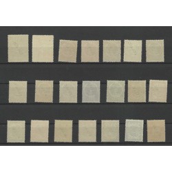 Ned. Indie D8/27 DIENST serie MNH/postfris  CV 625 €