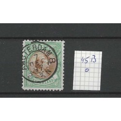 Nederland 45B Wilhelmina "AMSTERDAM-8 1897" kleinrond  CV 38+ €