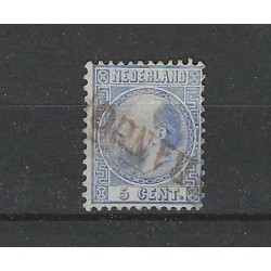 Netherlands 7 Willem III "FRANCO-kastje" in red CV 25++ €