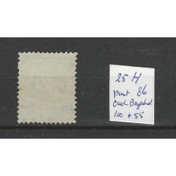 Netherlands 25H Willem III with numeral dot cancel 86  CV 155 €