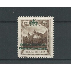 Liechtenstein D8-B OFFICIAL "Landschaften"  MH/used  CV 520 €