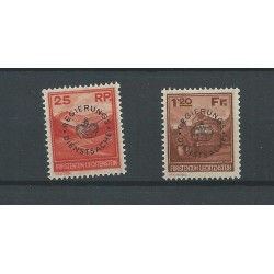 Liechtenstein D9-10 "REGIERUNGS/DIENSTSACHE" MH/used  CV 400 €