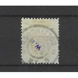 Netherlands 48 Wilhelmina 1891 "DOETINCHEM 1897" large round cancel VFU/used  CV 575 €