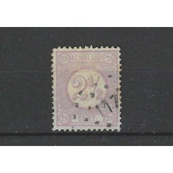 Netherlands 33 Numeral with Numeral dot cancel 117  VFU/used  CV 10+ €
