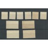 Liechtenstein D11-D19, D15a "REGIERUNGS/DIENSTSACHE" MH/used  CV 380 €