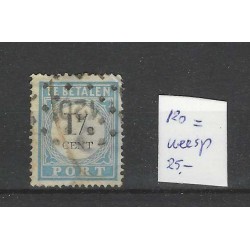 Netherlands P3A-III with numeral dot cancel 120 VFU/used  CV 40 €