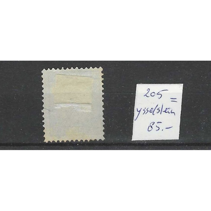 Netherlands P6B-III with numeral dot cancel 205 VFU/used  CV 85 €