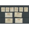 Liechtenstein D11-D19, D15a "REGIERUNGS/DIENSTSACHE" MH/used  CV 380 €