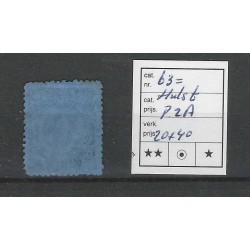 Netherlands P2 with numeral dot cancel 63 VFU/used  CV 60 €