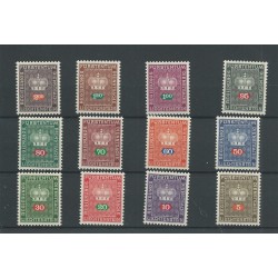 Liechtenstein D45-56  "DIENSTMARKE" MNH  CV 13 €