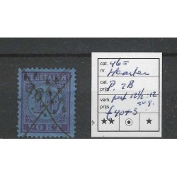 Netherlands P2B with numeral dot cancel 46 VFU/used  CV 43 €