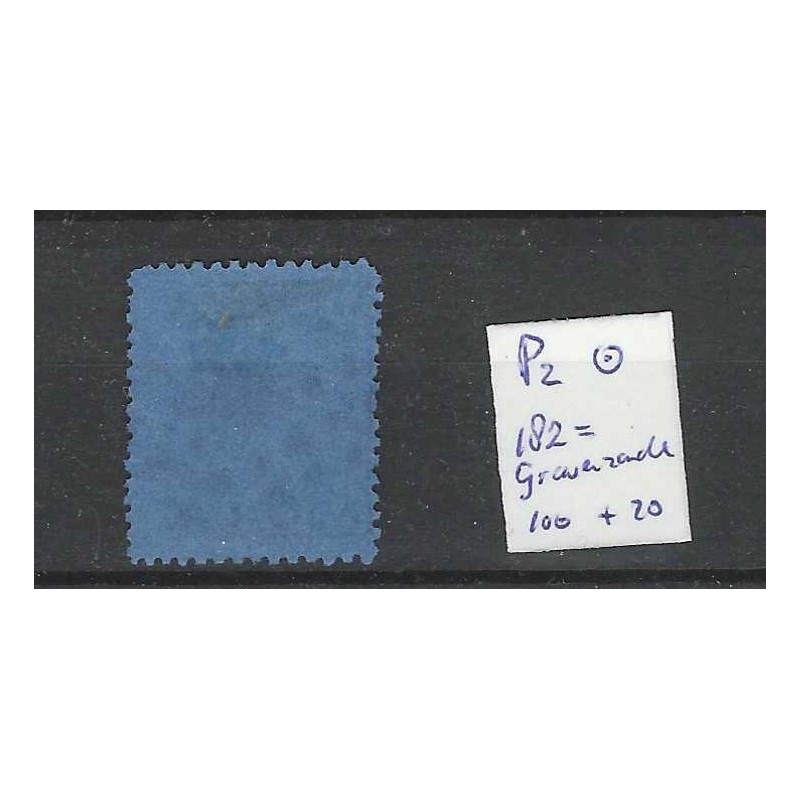 Nederland P2 met puntstempel 182 VFU/gebr  CV 120 €