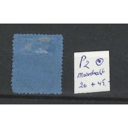 Netherlands P2 with "MOORDRECHT 1883" small round cancel VFU/used  CV 65 €