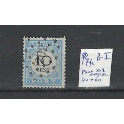 Netherlands P7fa B-I with numeral dot cancel 202 VFU/used  CV 100 €