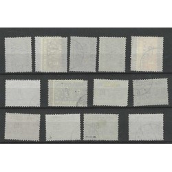Netherlands P31-43 De Ruyter postage due  VFU/used  CV 191 €