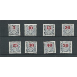 Liechtenstein P21-28 POSTAGE DUE  MH/unused  CV 44 €