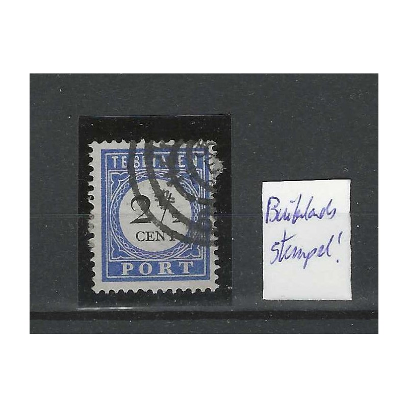 Nederland P16 Port 1892 met BUITENLANDS stempel VFU/gebr  CV ?? €