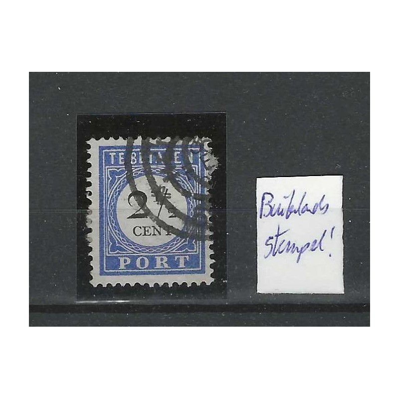 Netherlands P16 Postage due 1892 with BUITENLANDS cancel VFU/used  CV ?? €