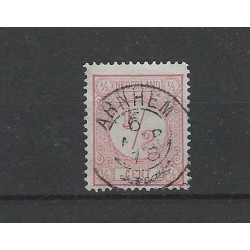 Netherlands 30 Numeral with "ARNHEM 1878" francotakje VFU/used  CV ?? €
