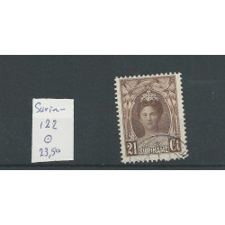 Suriname 122 Wilhelmina  Extremely fine VFU/used  CV 23,5 €