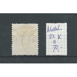 Netherlands 22K with Buitenlands cancel  VFU/used CV 72  €